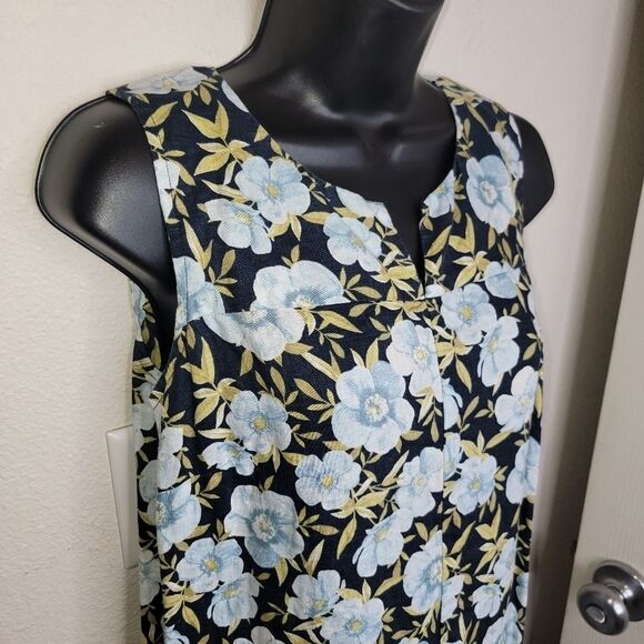 J. Jill Love Linen Floral summer dress size XS - Picture 3 of 6